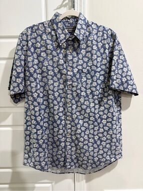 Men's Hawaiian Floral Shirt 100% Cotton Casual Beach Travel Soft